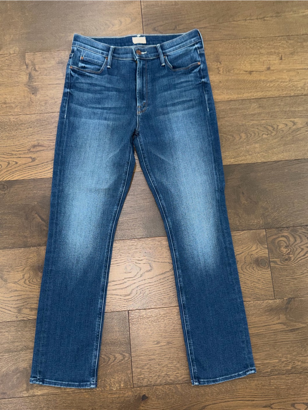 MOTHER Women's Dark Blue Skinny Jeans
